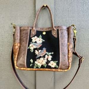 Vintage BIRD// Needlepoint//JANE//Heirloom